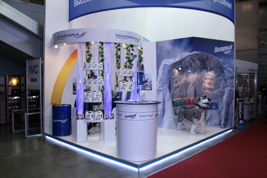 Эксклюзивный стенд для компании  "НИАГАРА"