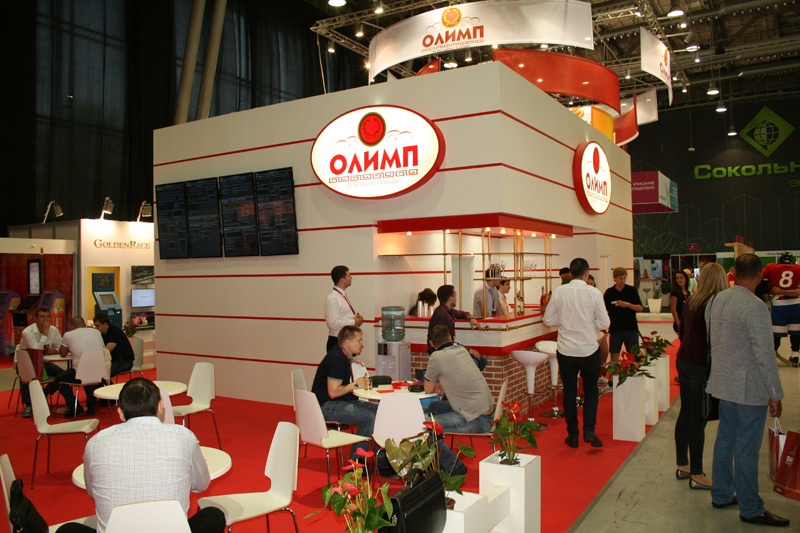 Эксклюзивный стенд для компании "ОЛИМП"