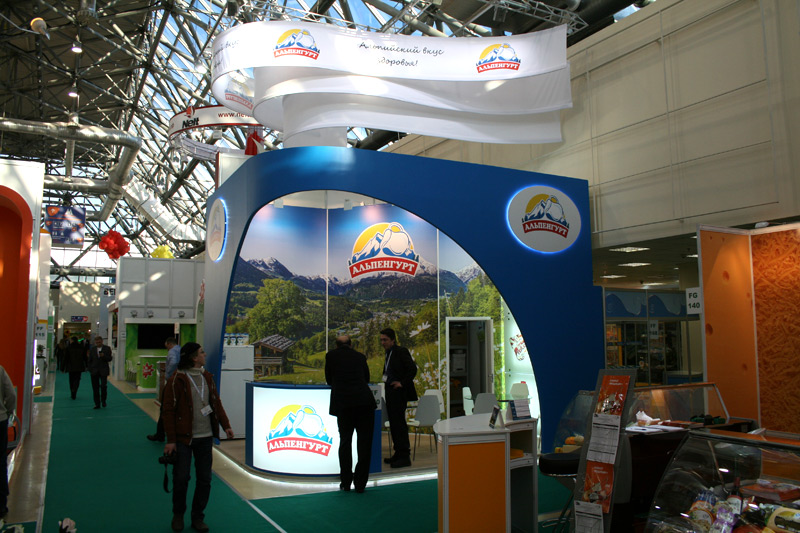 Эксклюзивный стенд для компании "alpengurt"