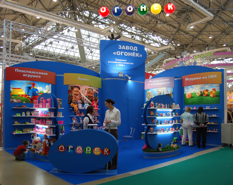 Эксклюзивный стенд для выставки "Мир детства-2010"
