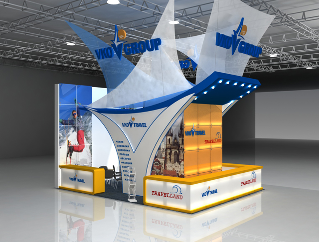 Эксклюзивный стенд для компании "VKO"