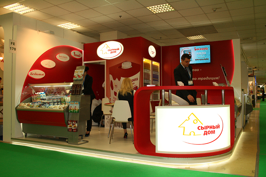 Эксклюзивный стенд для компании "cheese"
