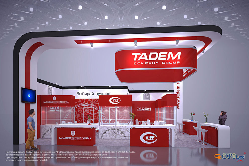 Эксклюзивный стенд для компании "ТАДЕМ"
